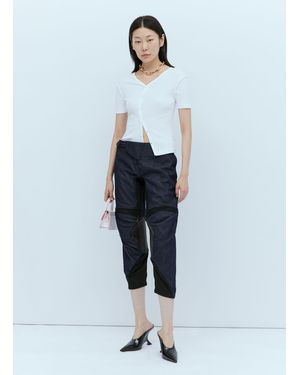 Coperni Denim Racing Pants - Blue