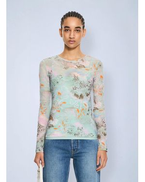 Off-White c/o Virgil Abloh Light Jersey Storytelling Double Top - White