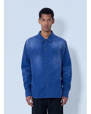 Prada Denim Button-Down Shirt - Blue