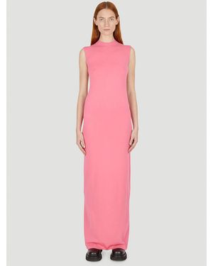 Sportmax Calcio Open Back Maxi Dress - Pink