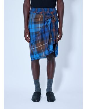 Vivienne Westwood Chippendale Boxing Shorts - Blue