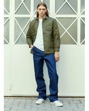 Sky High Farm Palm Tree Quilted Overshirt - Green