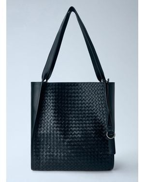 Bottega Veneta Corriere Tote Bag - Blue