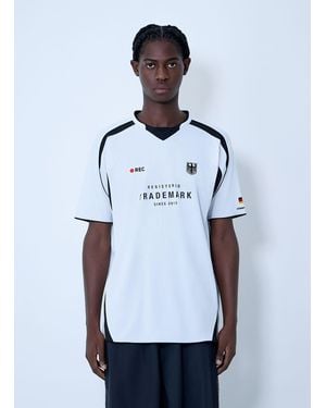 Vetements Trademark Football T-Shirt - Blue