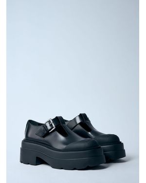【関税込み】Tova Mary Jane Platform Loafers - Alexander Wang Alexander Wang Tova 65 Leather Platform Mary Jane Shoes