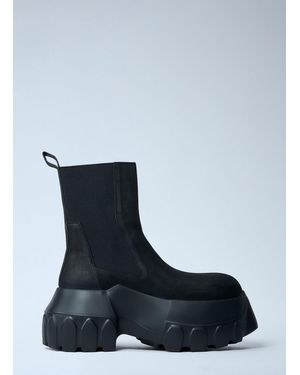 Rick Owens Beatle Mega Tractor Boots - Blue