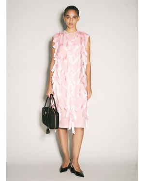 Prada Sablã Midi Dress - Pink