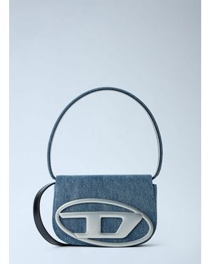 DIESEL 1dr Denim Camera Bag - Blue