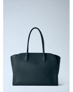 The Row Marlo 14 Tote Bag - Blue