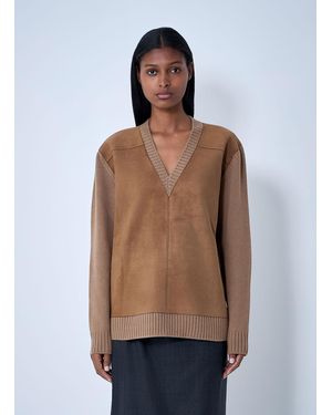 Prada Wool-And-Cashmere-Blend Jumper - Blue