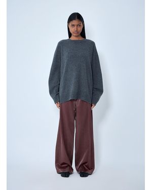 Issey Miyake Oversized Knit Sweater - Blue
