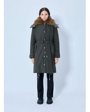 Moncler Halicte Long Parka - Blue