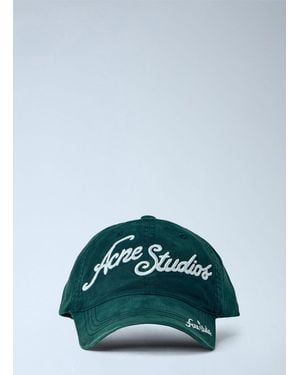 Acne Studios Baseball Cap - Green