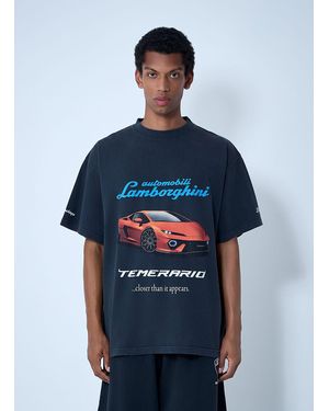 Balenciaga x Lamborghini Automobili Lamborghini T-shirt - Blue