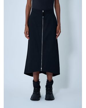 Moncler x Edward Enninful Zip-Up Midi Skirt - Blue