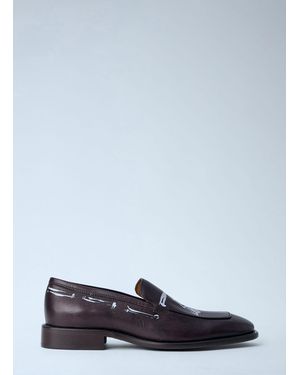 Acne Studios Artisan Leather Loafers - White