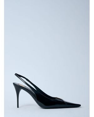 Saint Laurent Babylone Heeled Mules - Multicolour