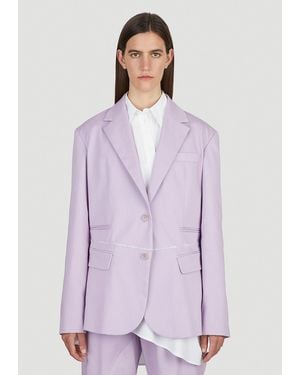 JW Anderson Jw Anderson Deconstructed Blazer - Purple