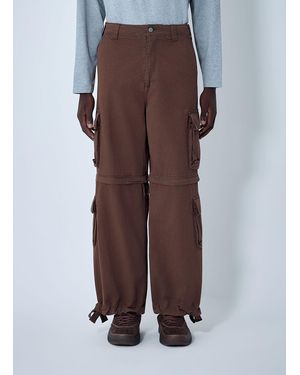 ERL Zip-Off Cargo Pants - Brown