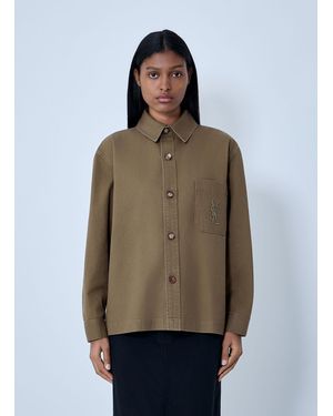 Saint Laurent Cotton Shirt - Natural