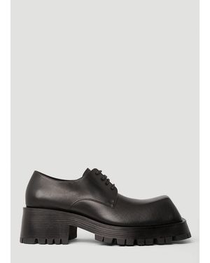 Balenciaga Trooper Derby Shoes - Black
