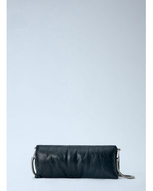 Rick Owens Soft Leather Clutch - Blue