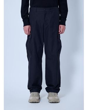 Moncler Cotton Blend Pants - Blue