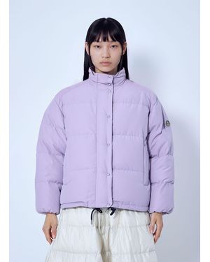 Moncler Verone Short Down Jacket - Purple