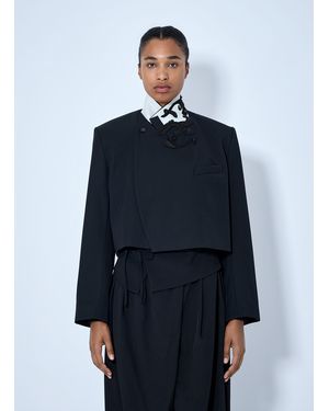 Dries Van Noten Bosea Wool Cabardine Blazer - Blue