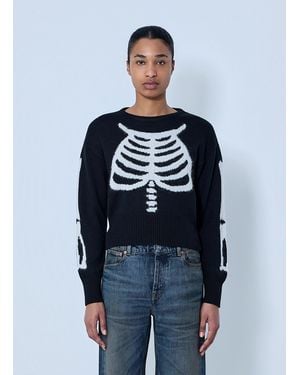 VAQUERA Skeleton Sweater - Blue