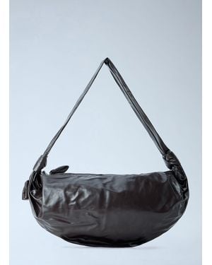 Lemaire Large Soft Croissant Bag - Grey