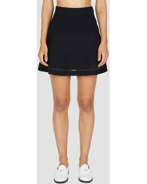 Burberry Cashmere Blend Mini Skirt - Blue
