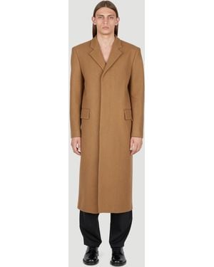 Diomene Wool Coat - Natural