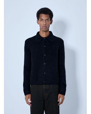 Dries Van Noten Mora Fitted Knit Cardigan - Blue