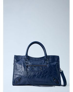 Balenciaga Le City Medium Handbag - Blue