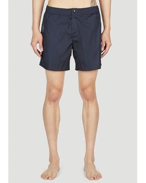 Moncler Striped Swim Shorts - Blue