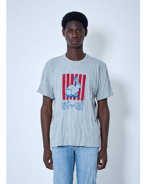 Bottega Veneta Crushed Sisi T-Shirt - Blue