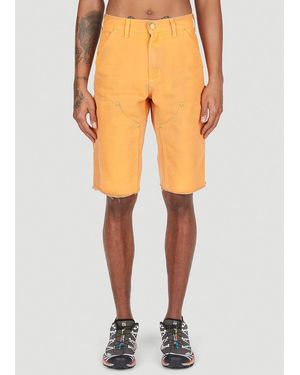 NOTSONORMAL Washed Working Shorts - Yellow