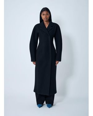 Jacquemus Curved Coat - Blue