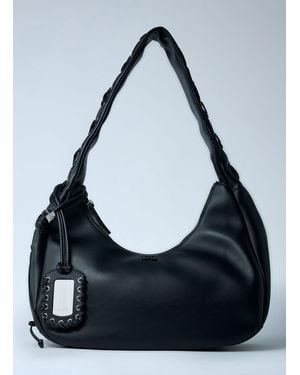 Ganni Medium Hobo Lace Shoulder Bag - Blue