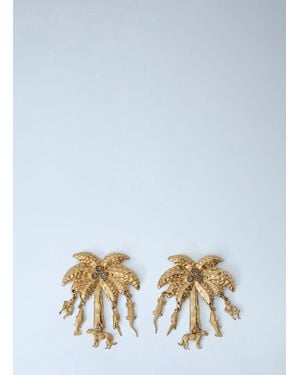 Jacquemus Les Boucles Palmier Earrings - Blue