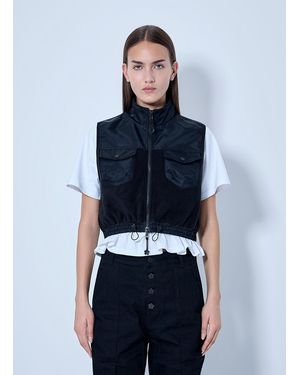 Cecilie Bahnsen Soft Fleece Vest - Blue