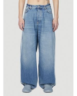 BALENCIAGA X ADIDAS Baggy Jeans - Blue