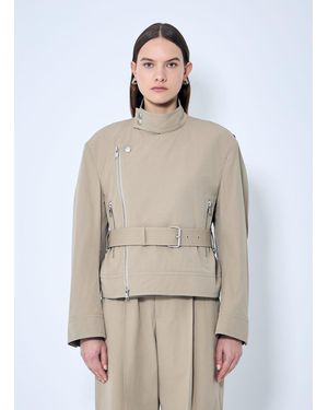 Bottega Veneta Compact Cotton Blouson - Natural