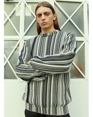 VTMNTS Glitched Knitted Sweater - Green
