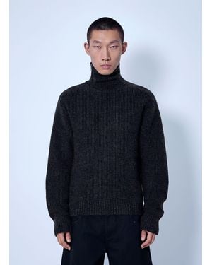 Entire studios Knit Zip Turtleneck - Blue