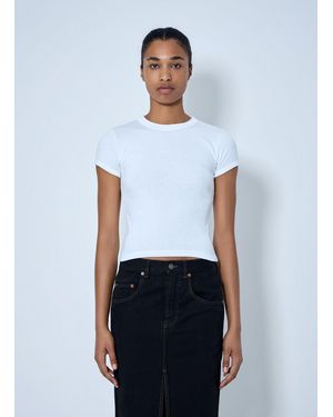 Saint Laurent Cotton Jersey T-Shirt - White