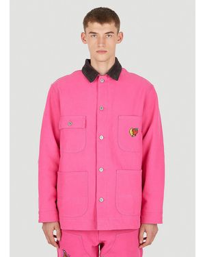 Sky High Farm Workwear Canvas Chore Jacket - Pink