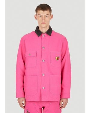 Sky High Farm Workwear Canvas Chore Jacket - Pink