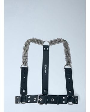 Vivienne Westwood Chain-detail Leather Harness - Blue